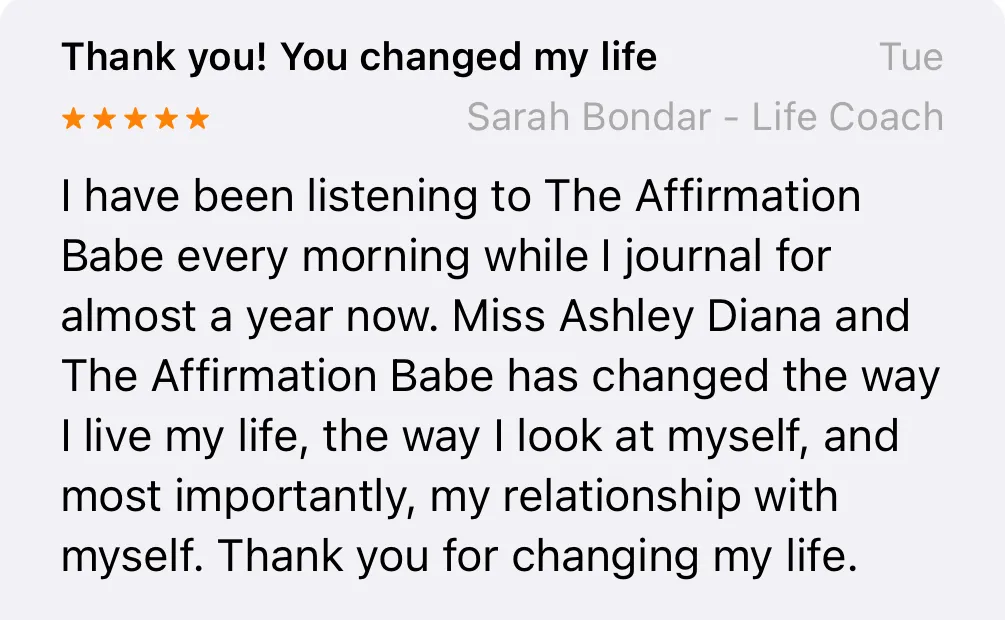 Podcast review: You Changed My Life