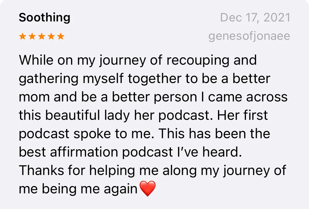 Podcast review: Soothing